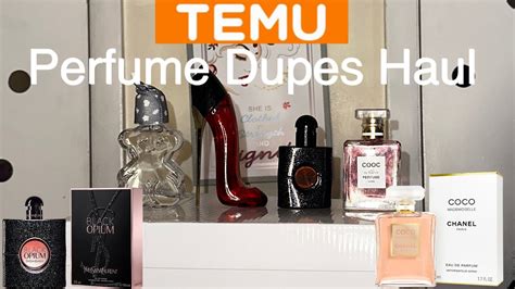 best temu perfume dupes|temu haul perfume.